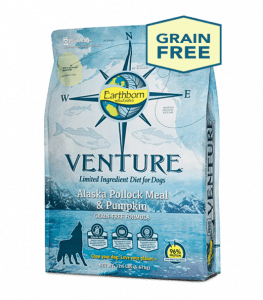 Earthborn Holistic Venture Alaska Pollock Meal and Pumpkin Packaging