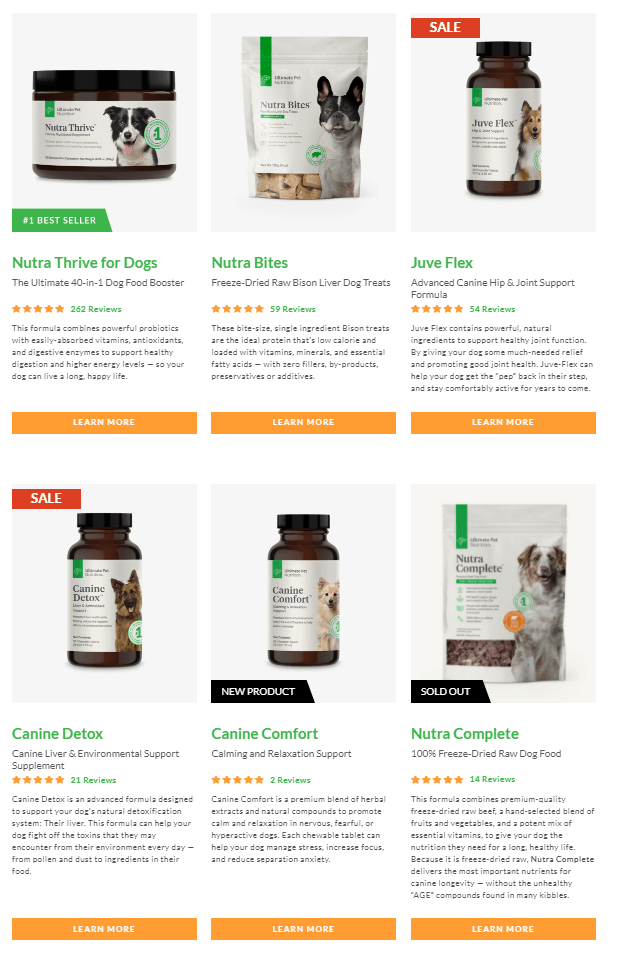 Nutra Thrive & Ultimate Pet Nutrition Review - PetFoodReviewer